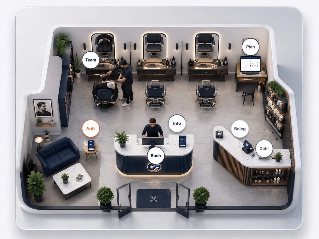 Kelfix Beispielansicht für Barbershop